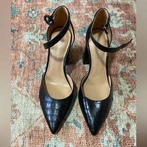 Black Alligator Heel